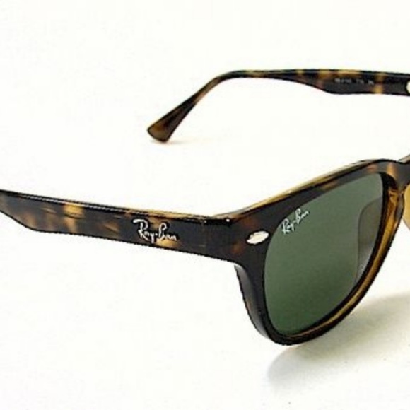NEW Ray Ban Wayfarer Polarized Tortoise Sunglasses - Picture 5 of 6